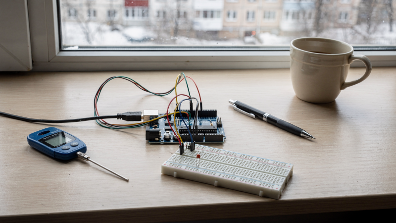 Как собрать простой регистратор температуры на Arduino: проект для новичка